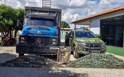 Caminhoneiro é detido com mais de 200 tabletes de drogas