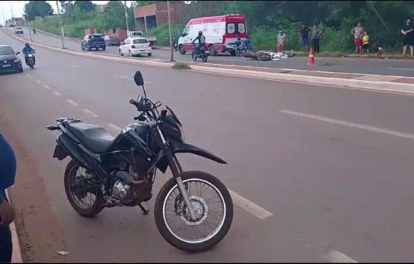 Motociclista morre após perder o controle e bater contra poste em Várzea Grande