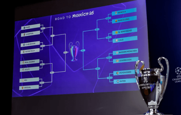 Champions League: Descubra os confrontos das Oitavas de Final!