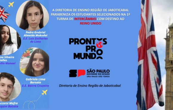 Prontos pro Mundo: 30 estudantes da região do ABC são selecionados para intercâmbio